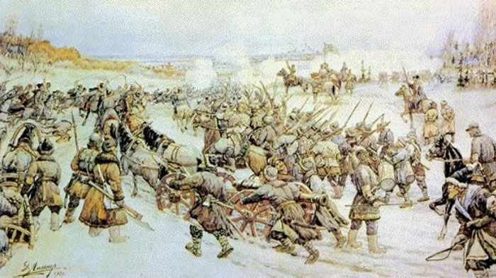 Битва войска И И Болотникова с царской армией